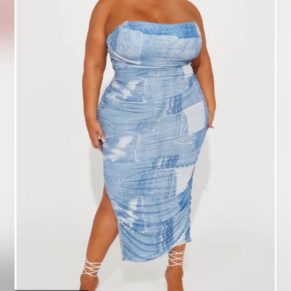 Alexis Mesh Maxi Dress B1 - Picture 1 of 4